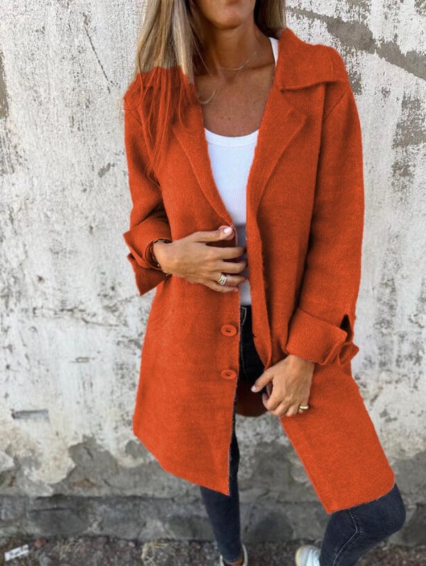 Candice | Casual Single-Breasted Stylish Reversible Coat