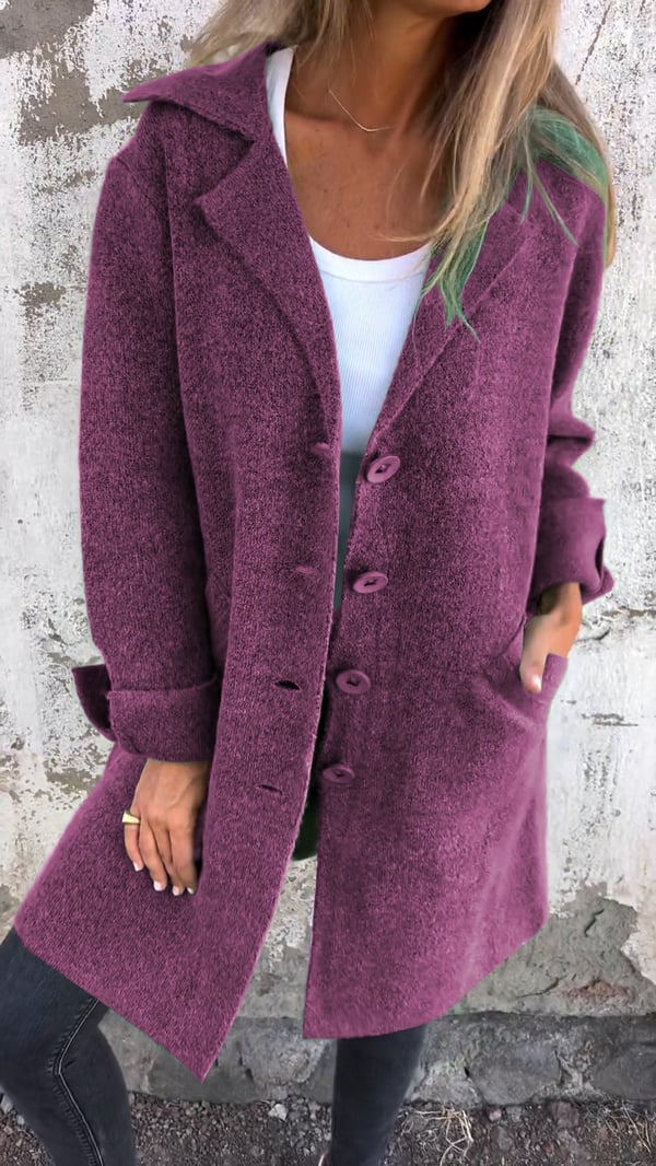 Candice | Casual Single-Breasted Stylish Reversible Coat