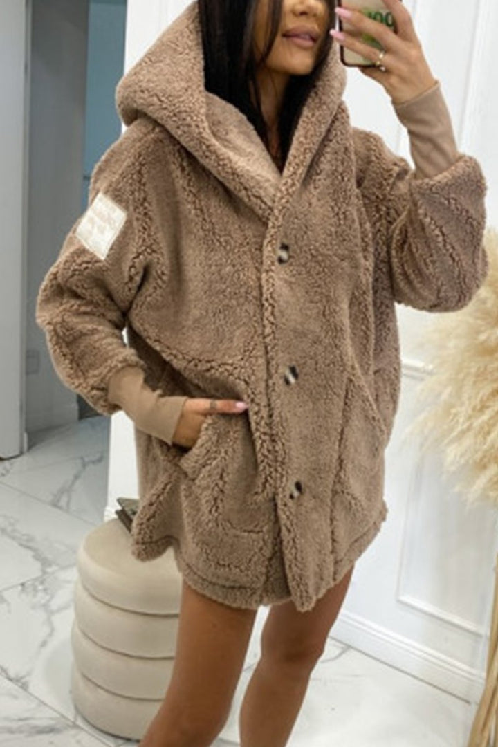 Devon | Soft Hooded Plush Jacket