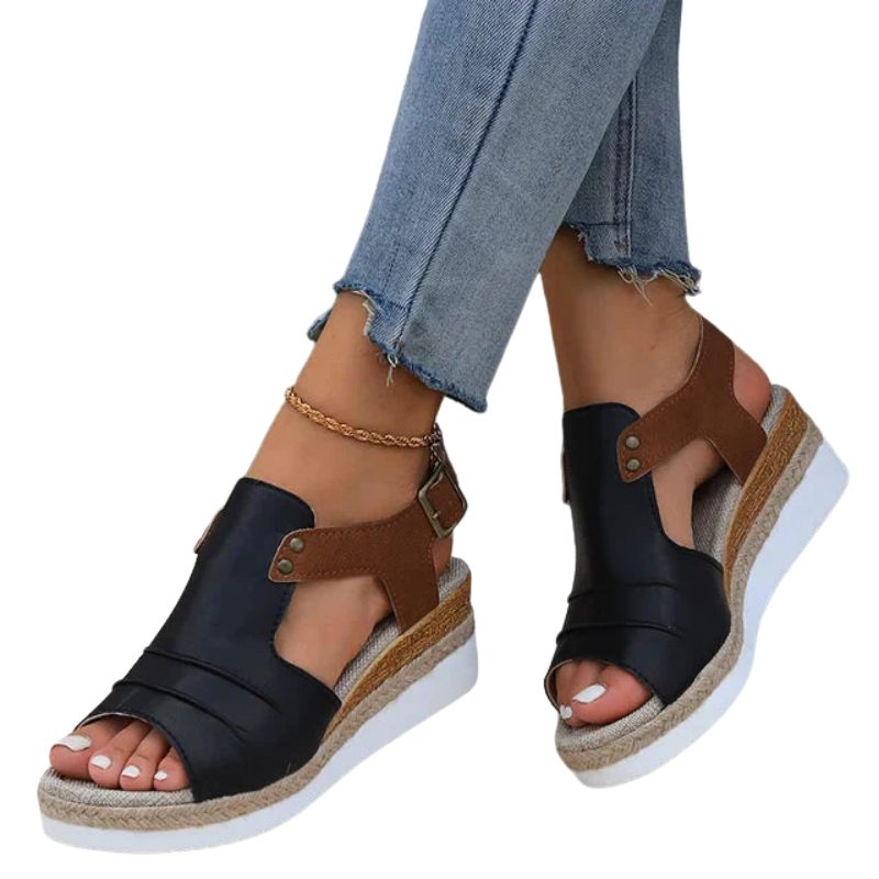 Women's Elegant Arch Wedge Sandals