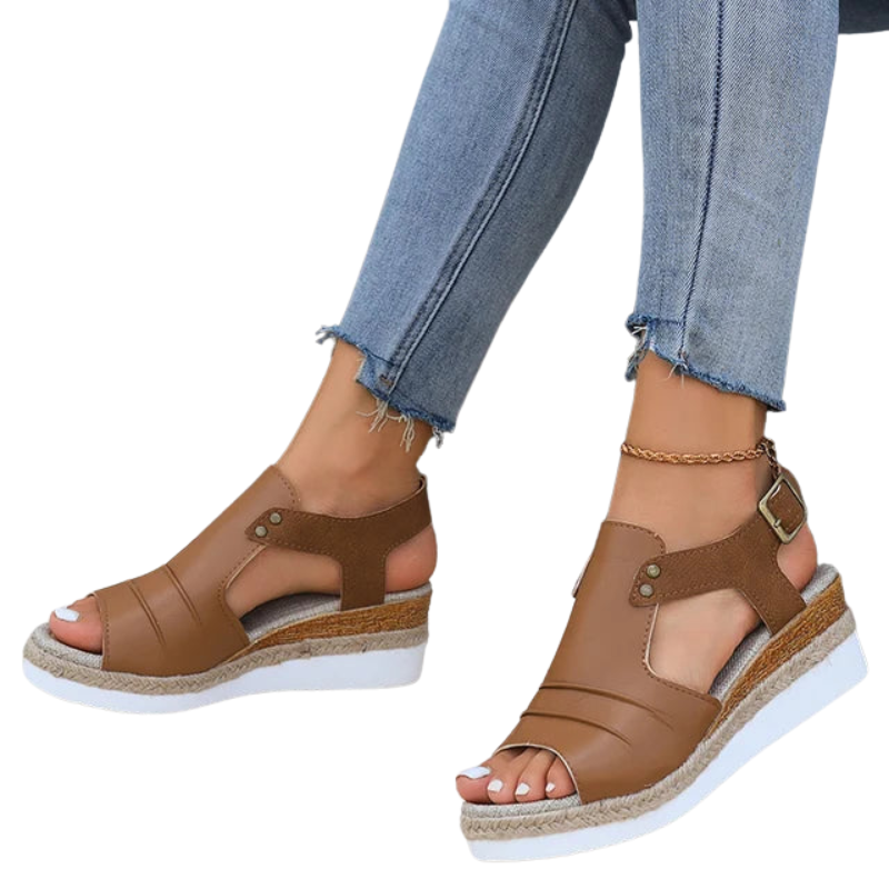 Women's Elegant Arch Wedge Sandals