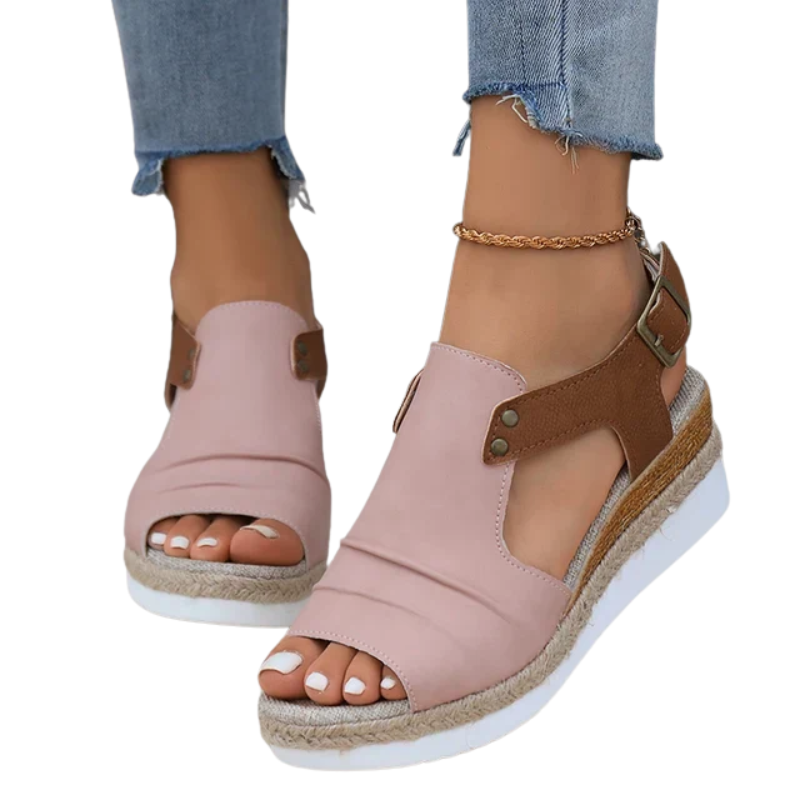 Women's Elegant Arch Wedge Sandals