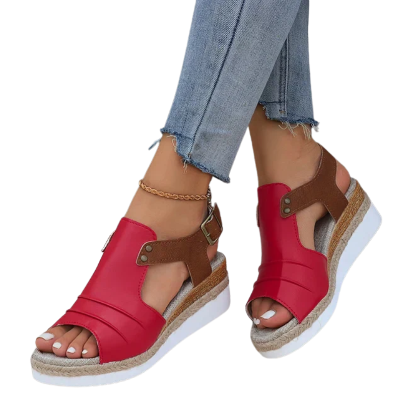 Women's Elegant Arch Wedge Sandals