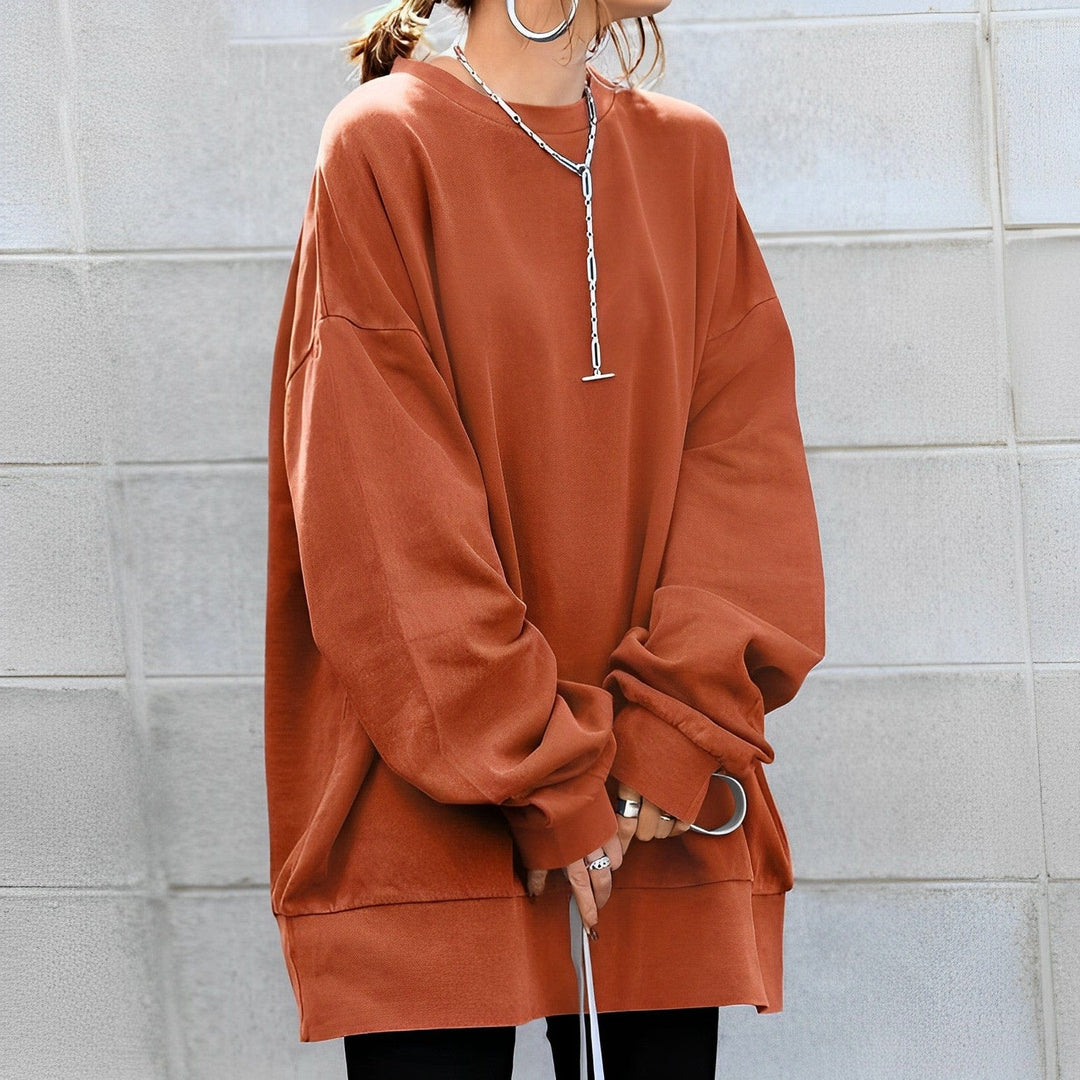 Oversized Long Sleeve Sweatshirt for Women