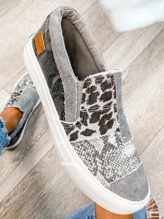 Leopard Print Casual Sneakers for Women