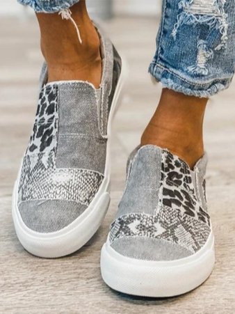 Leopard Print Casual Sneakers for Women