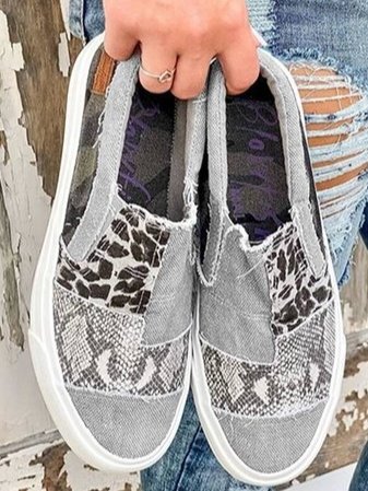 Leopard Print Casual Sneakers for Women