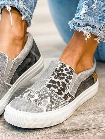 Leopard Print Casual Sneakers for Women