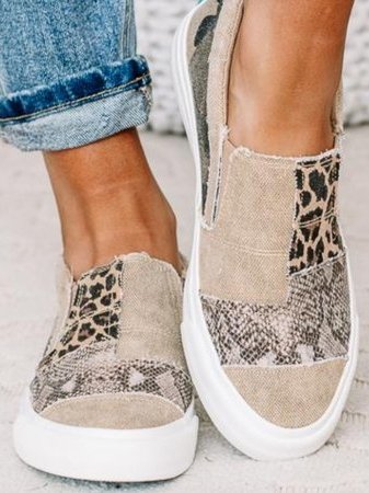 Leopard Print Casual Sneakers for Women