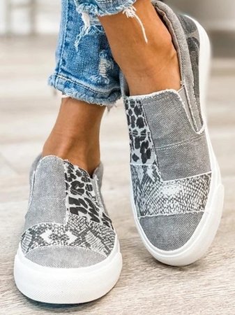 Leopard Print Casual Sneakers for Women