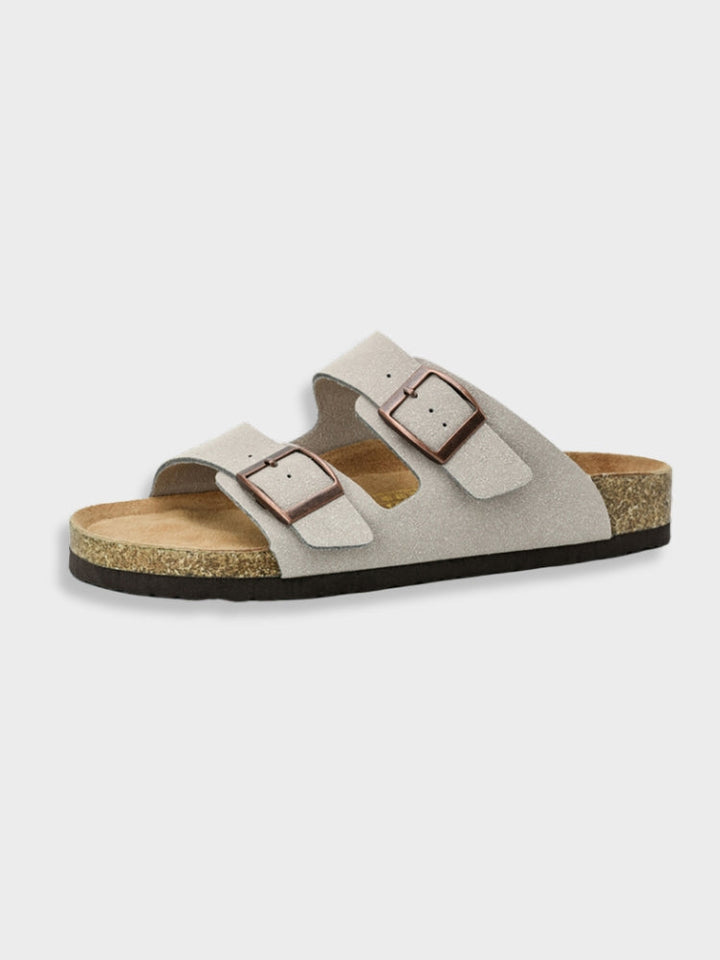 Men's Suede Cork Slide Sandals and Clogs