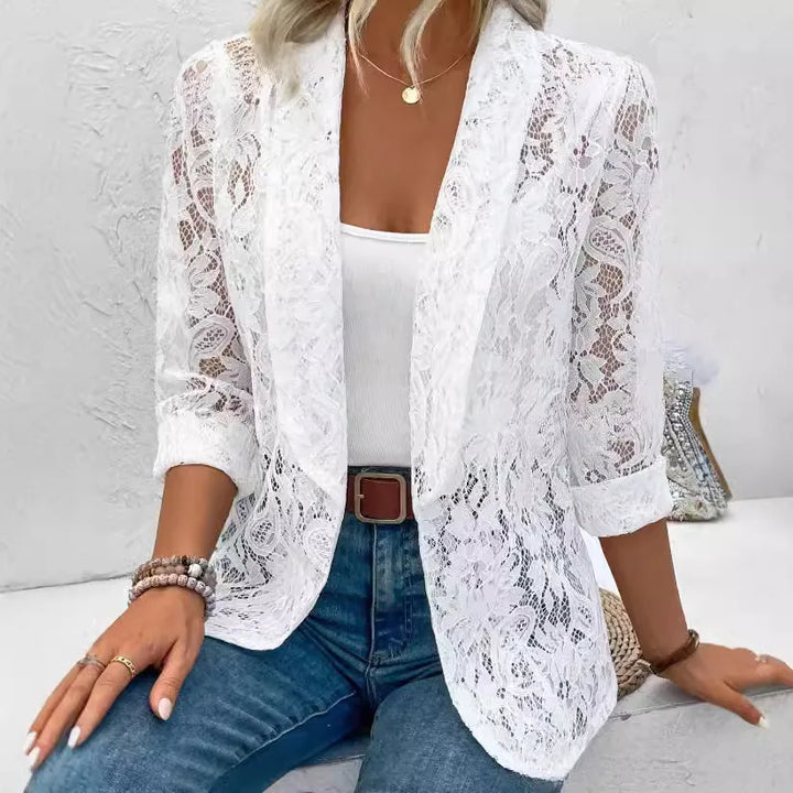 Lois | Sophisticated Lace Blazer