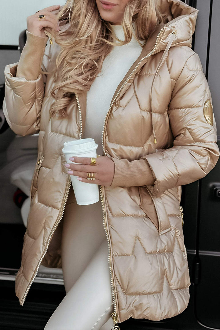 Hilary | Luxe Quilted Hooded Jacket