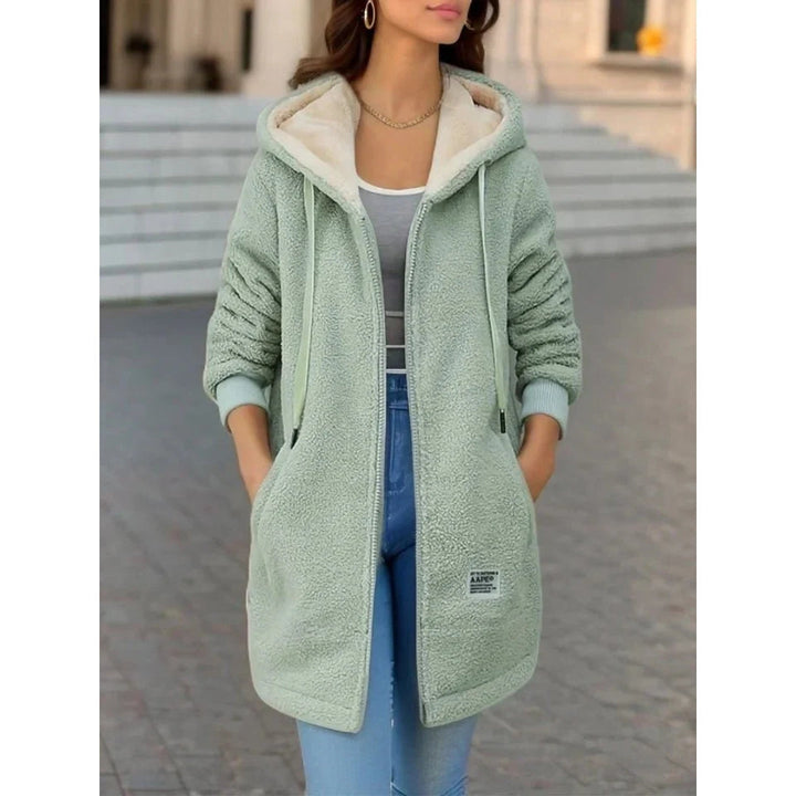 Jana | Warm Sherpa Hooded Jacket