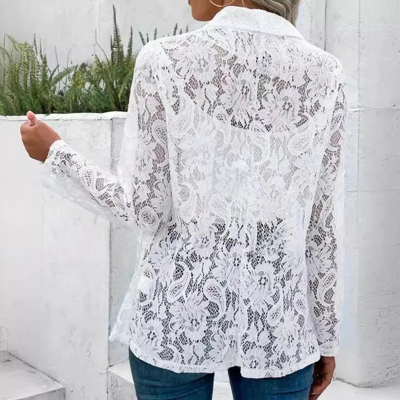 Lois | Sophisticated Lace Blazer