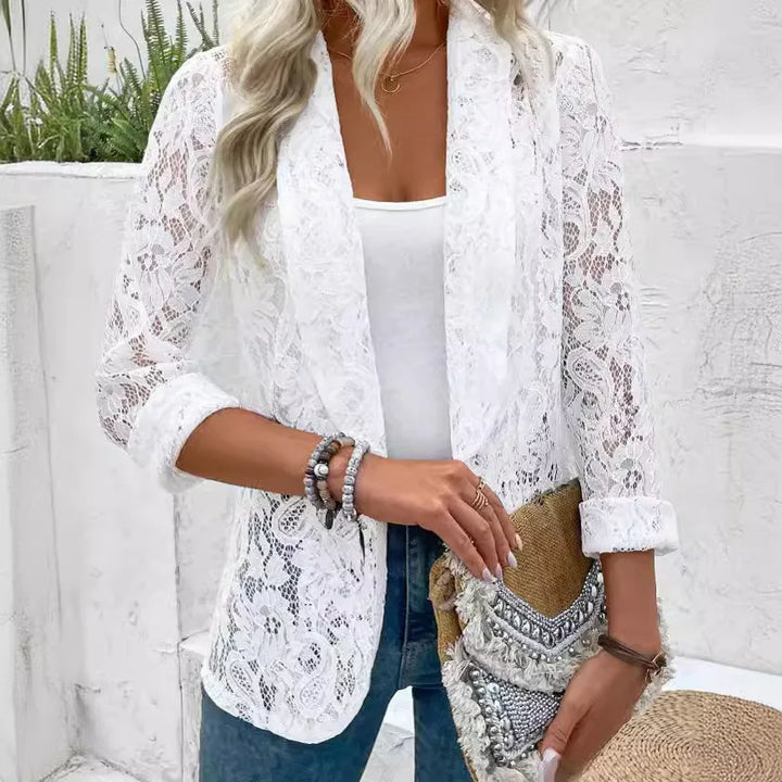 Lois | Sophisticated Lace Blazer