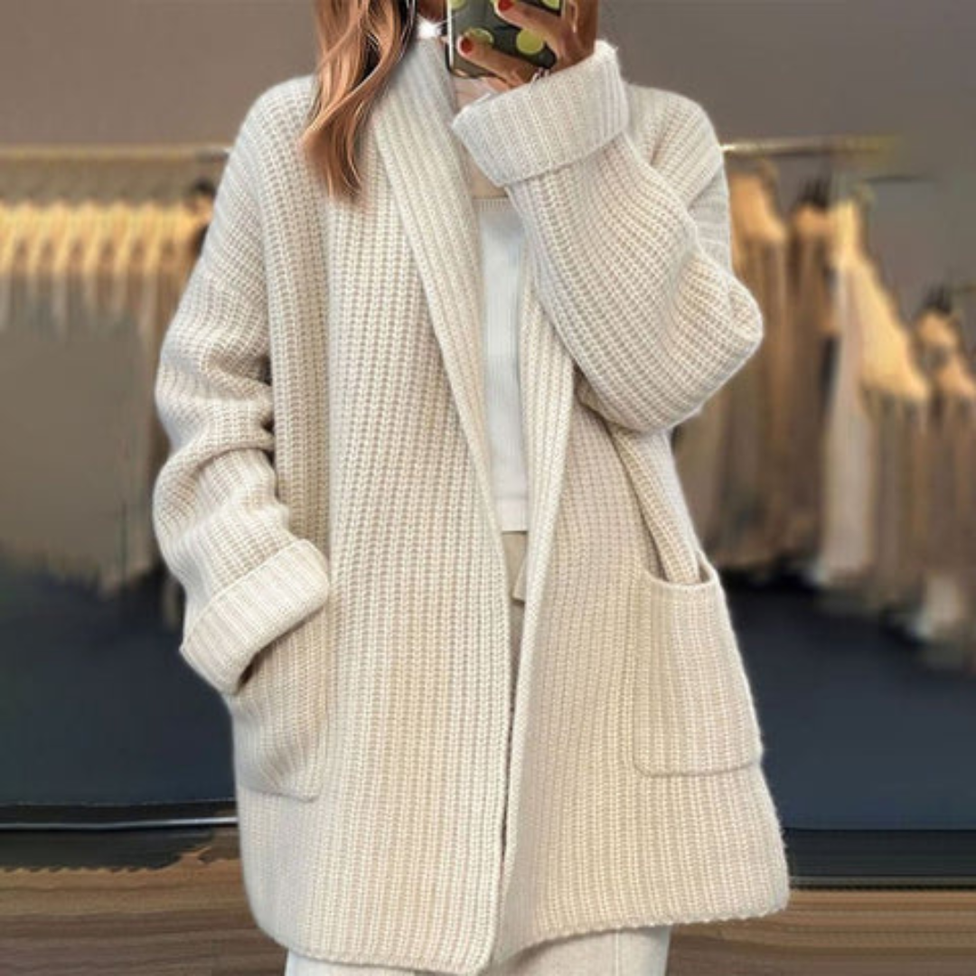 Knitted Winter Cardigan for Women