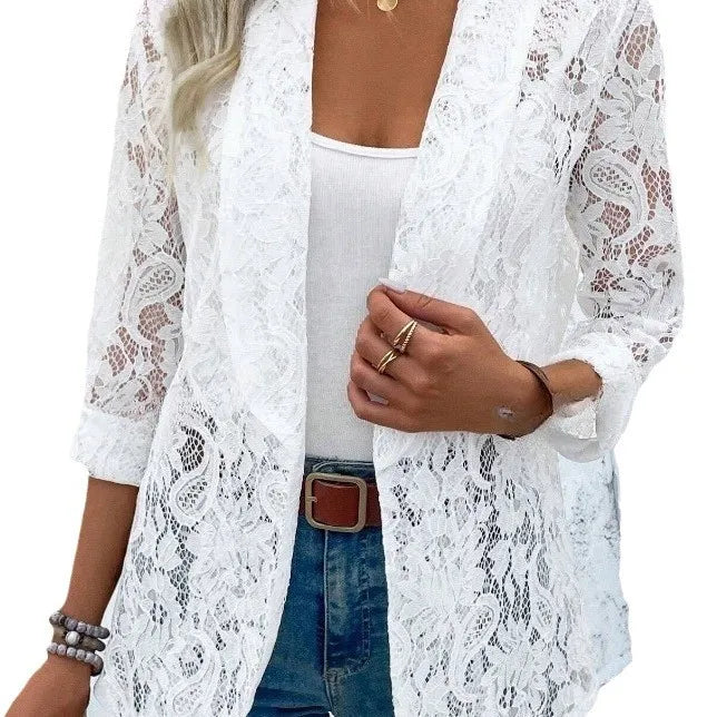 Lois | Sophisticated Lace Blazer