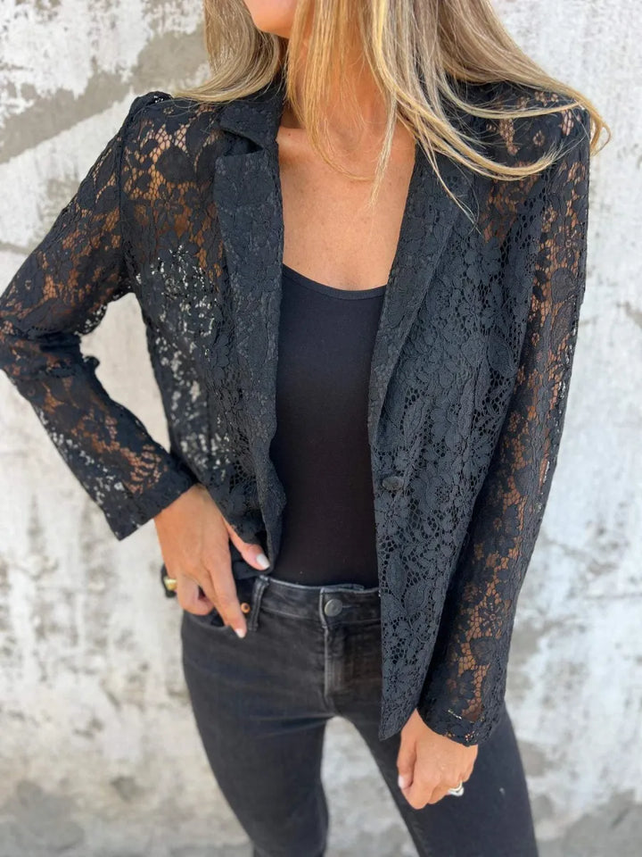 Lois | Sophisticated Lace Blazer