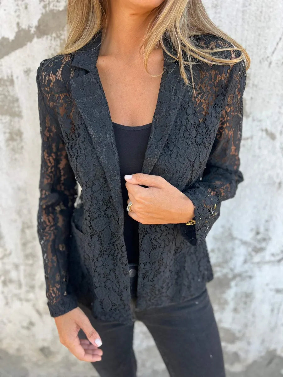 Lois | Sophisticated Lace Blazer