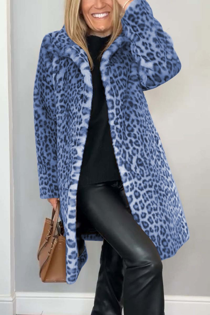 Arda | Leopard Luxe Faux Fur Coat