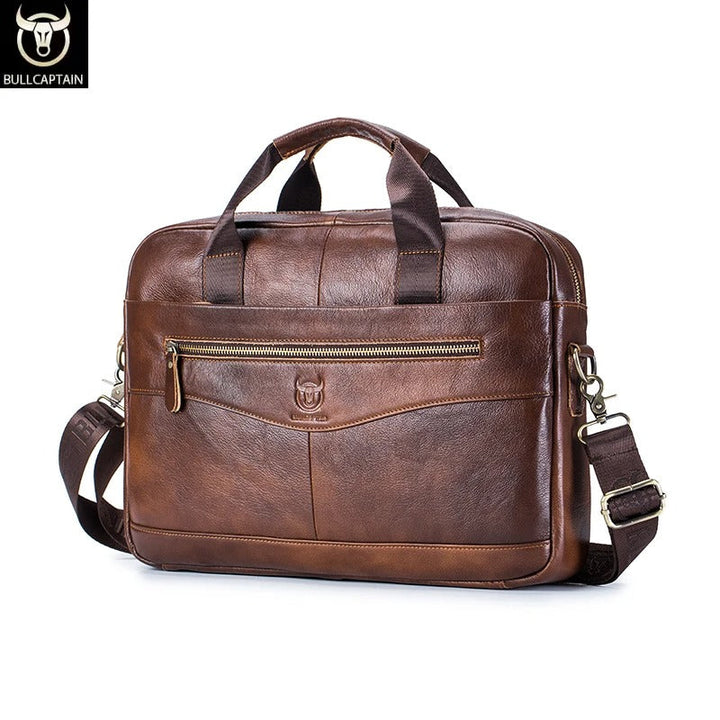 CAPTAIN™ | Leather Shoulder Bag for Work