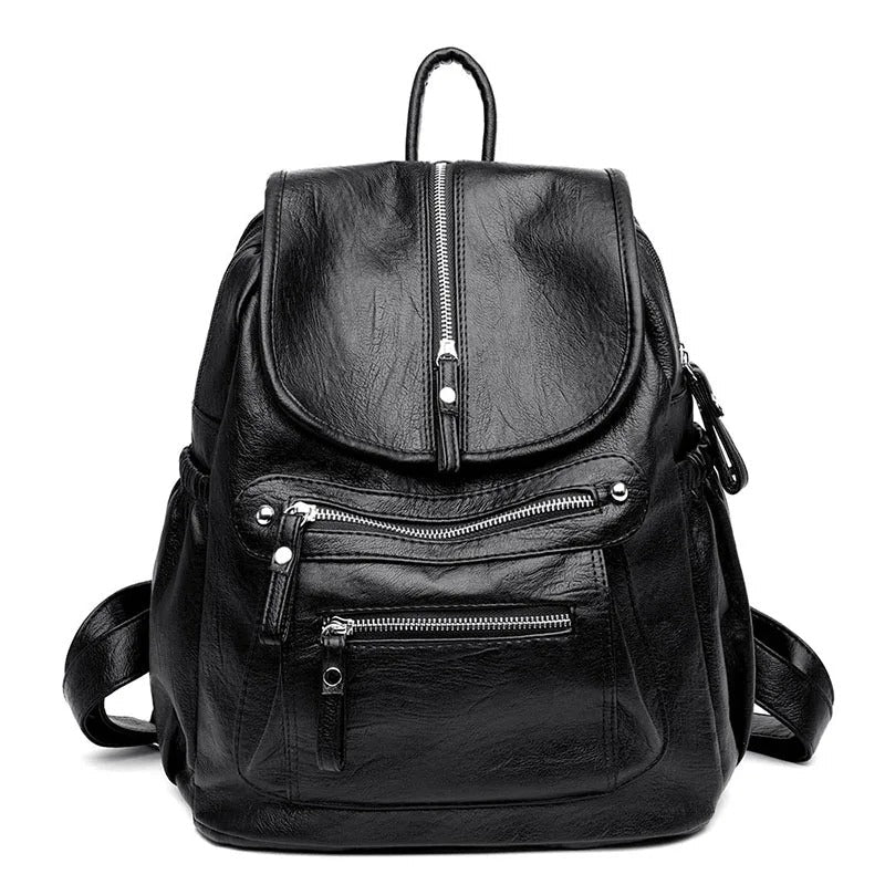 Alisia™ | Comfortable and lightweight leather backpack