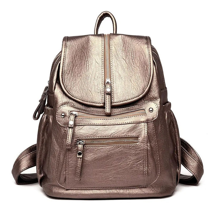 Alisia™ | Comfortable and lightweight leather backpack