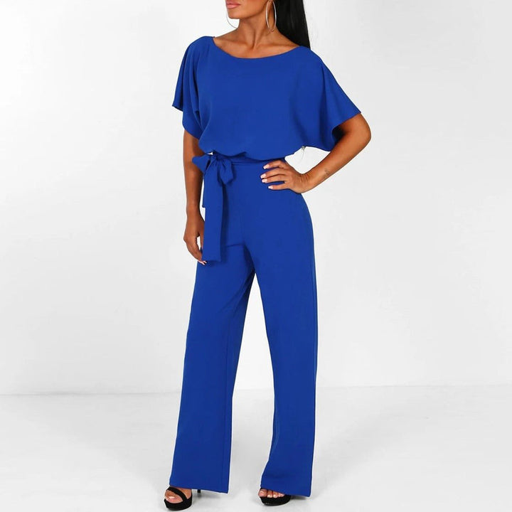 Elvie | Elegant Belted Jumpsuit for Women