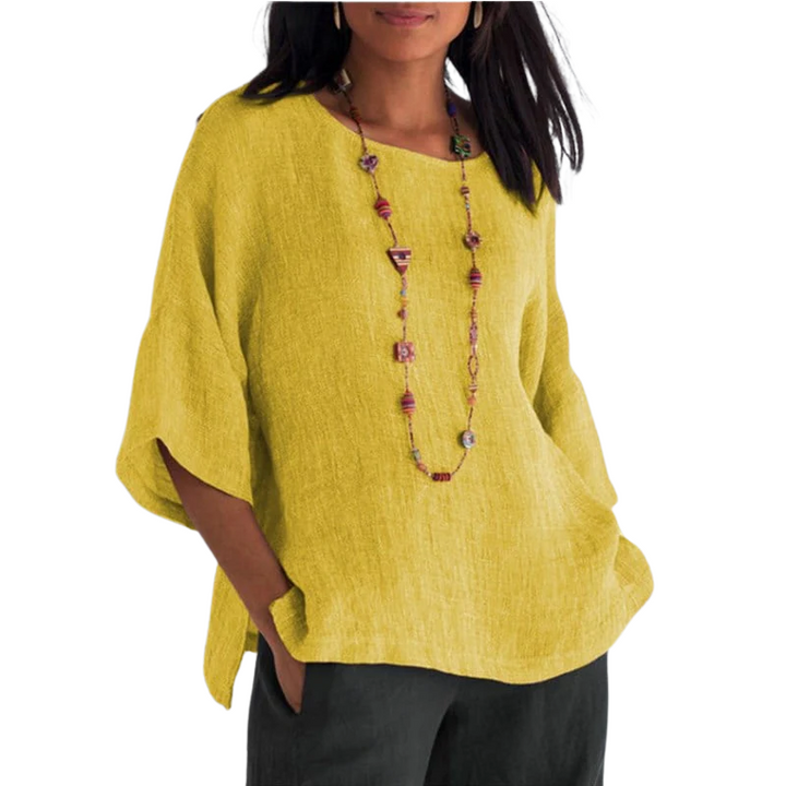 Women's Relaxed Fit Tunic Blouse