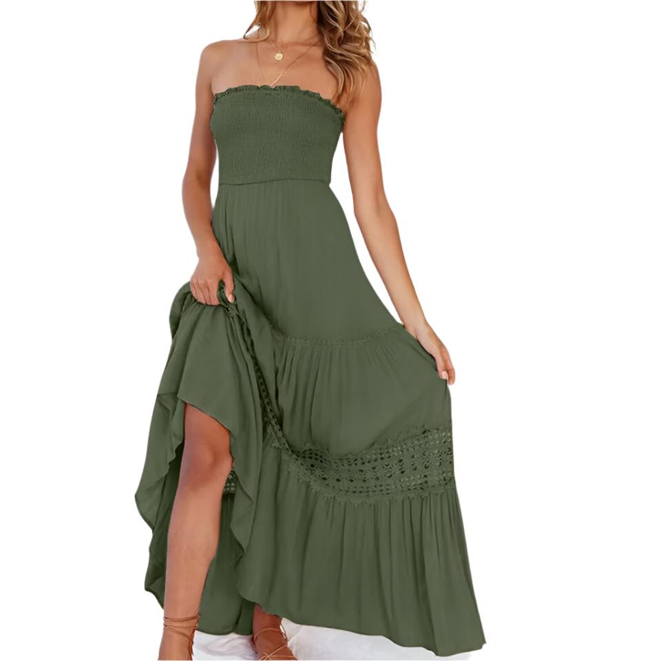 Strapless Maxi Dress For Women