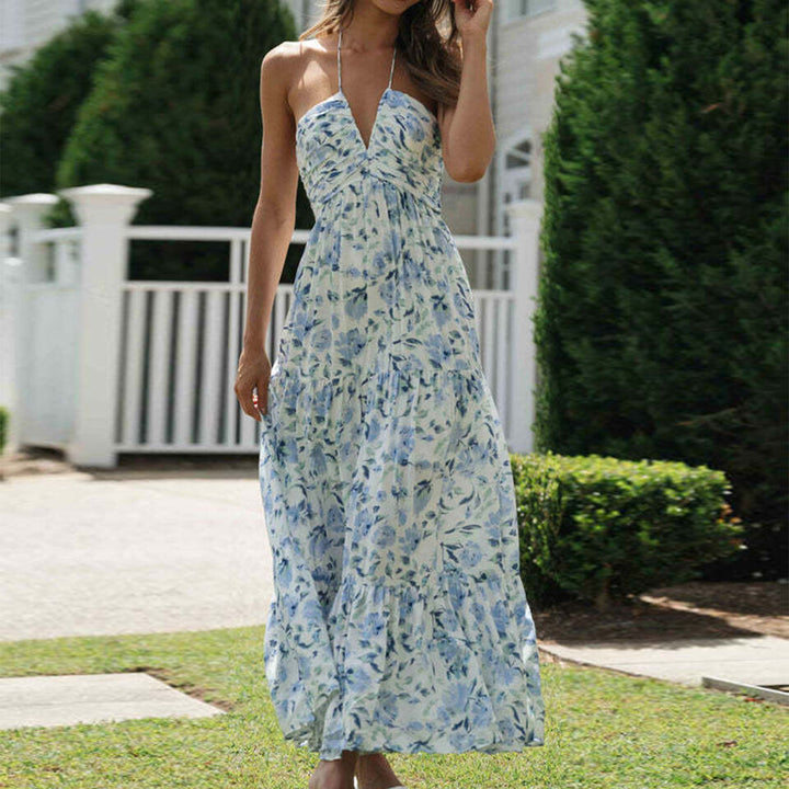 Romantic Floral Maxi Dress For Women