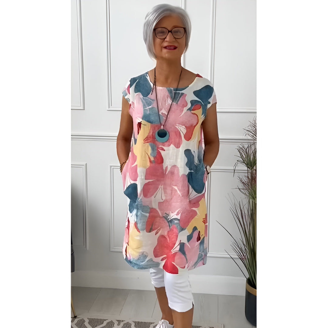 Tyne | Butterfly Print Shirt Dress