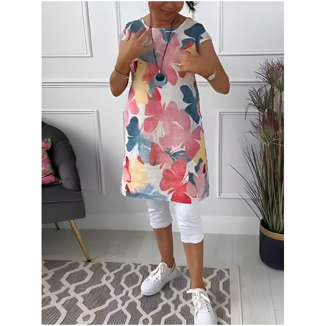 Tyne | Butterfly Print Shirt Dress