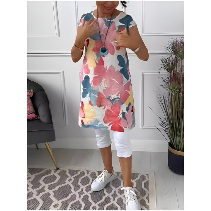 Tyne | Butterfly Print Shirt Dress