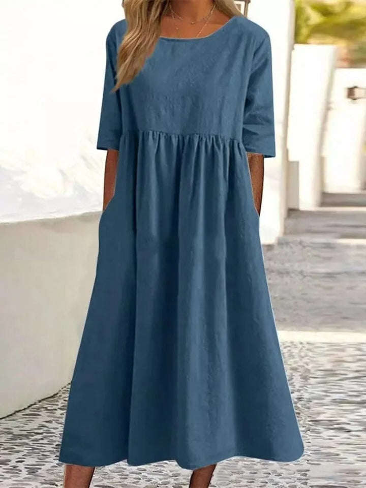 Mono coloured Long Dress