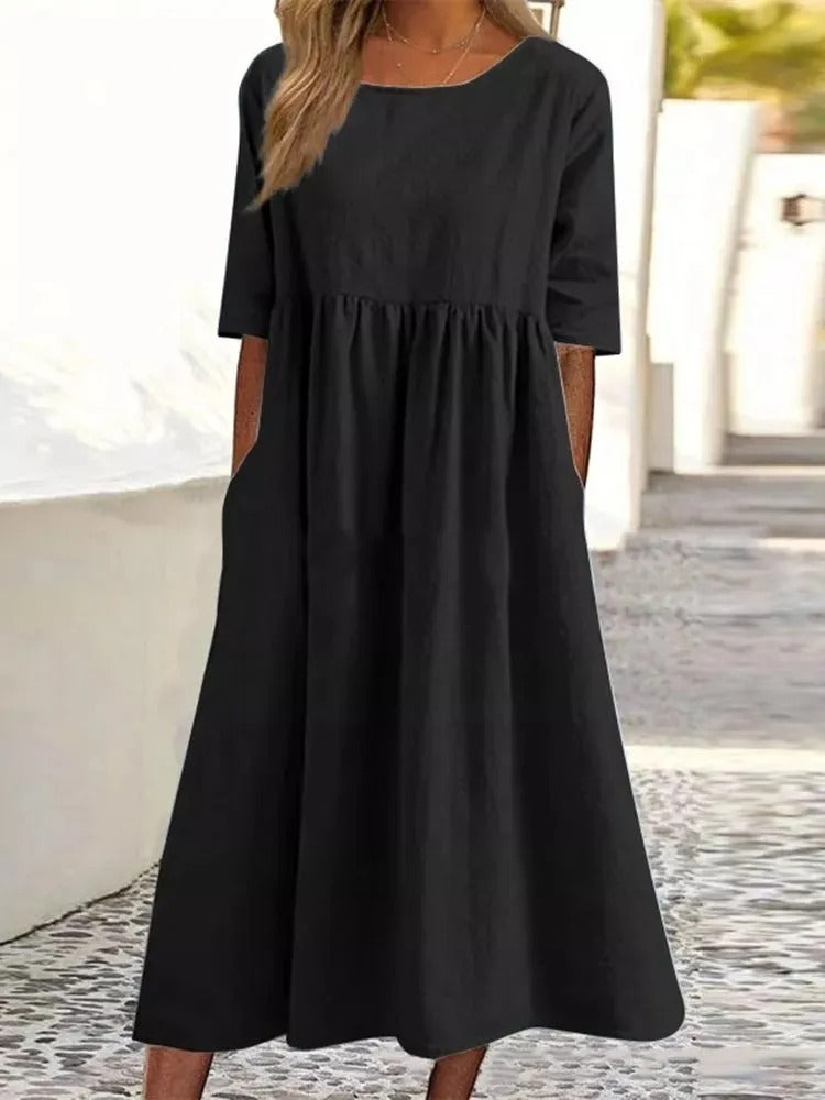 Mono coloured Long Dress