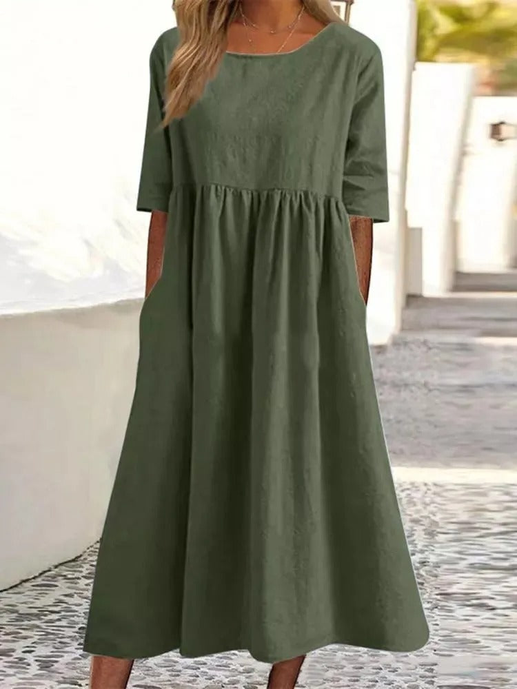 Mono coloured Long Dress