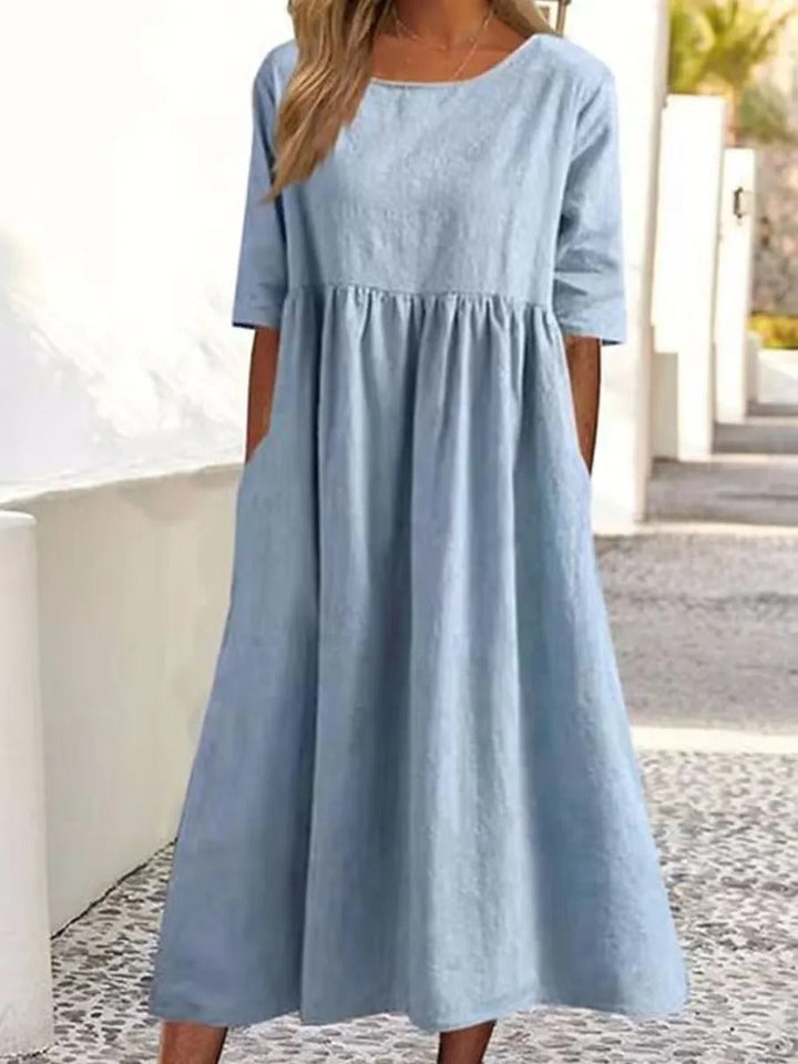 Mono coloured Long Dress