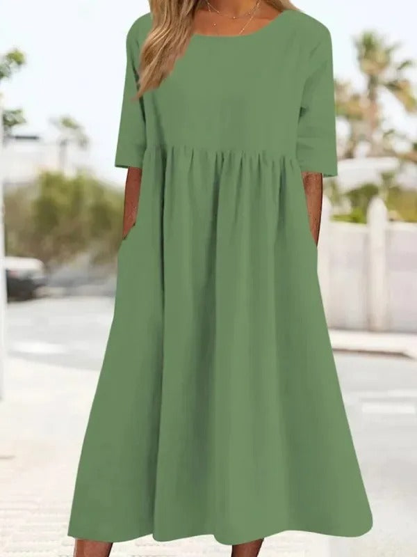 Mono coloured Long Dress