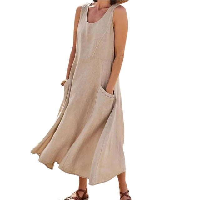 Sleeveless Casual Sundress for Women