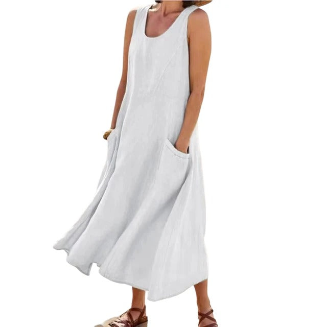 Sleeveless Casual Sundress for Women